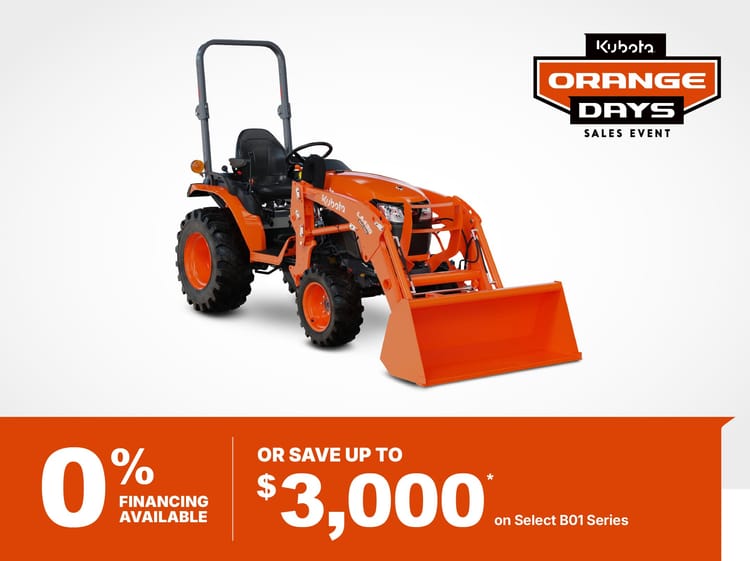 Save on B01 Series Tractors